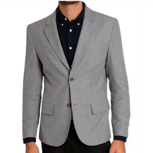 JACHS Quinn Pique Cotton Blend Grey Blazer Sport Coat, Stitch Fix